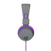 Side Profile of JBuddies Studio Over Ear Folding Headphones in Purple